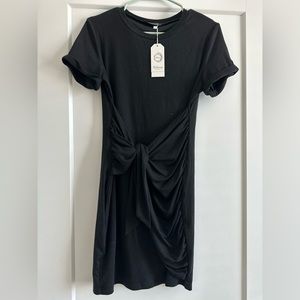 Women's Black Bodycon mini/ midi dress